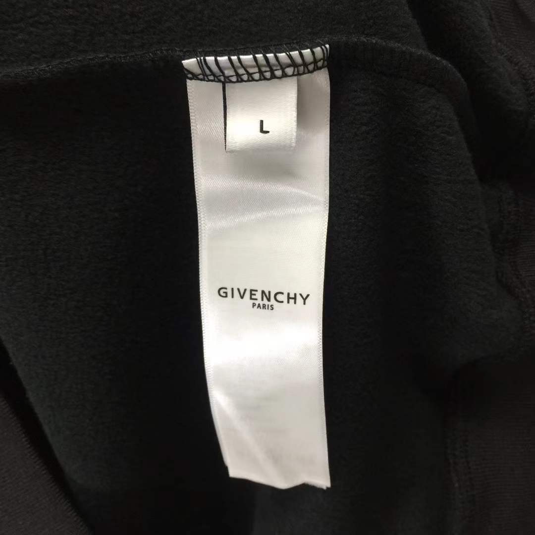 Givenchy taped sleeve logo track jacket black