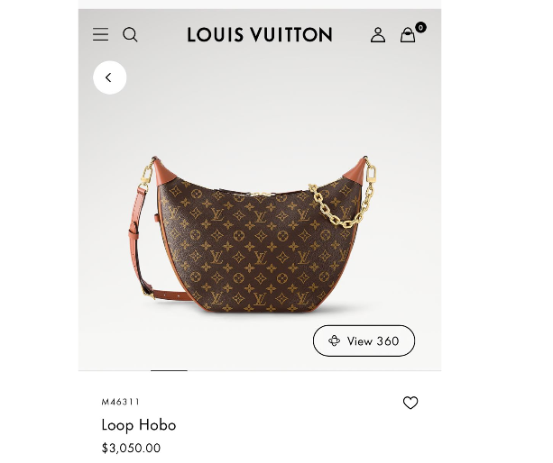 LV M46311 Loop Hobo bag