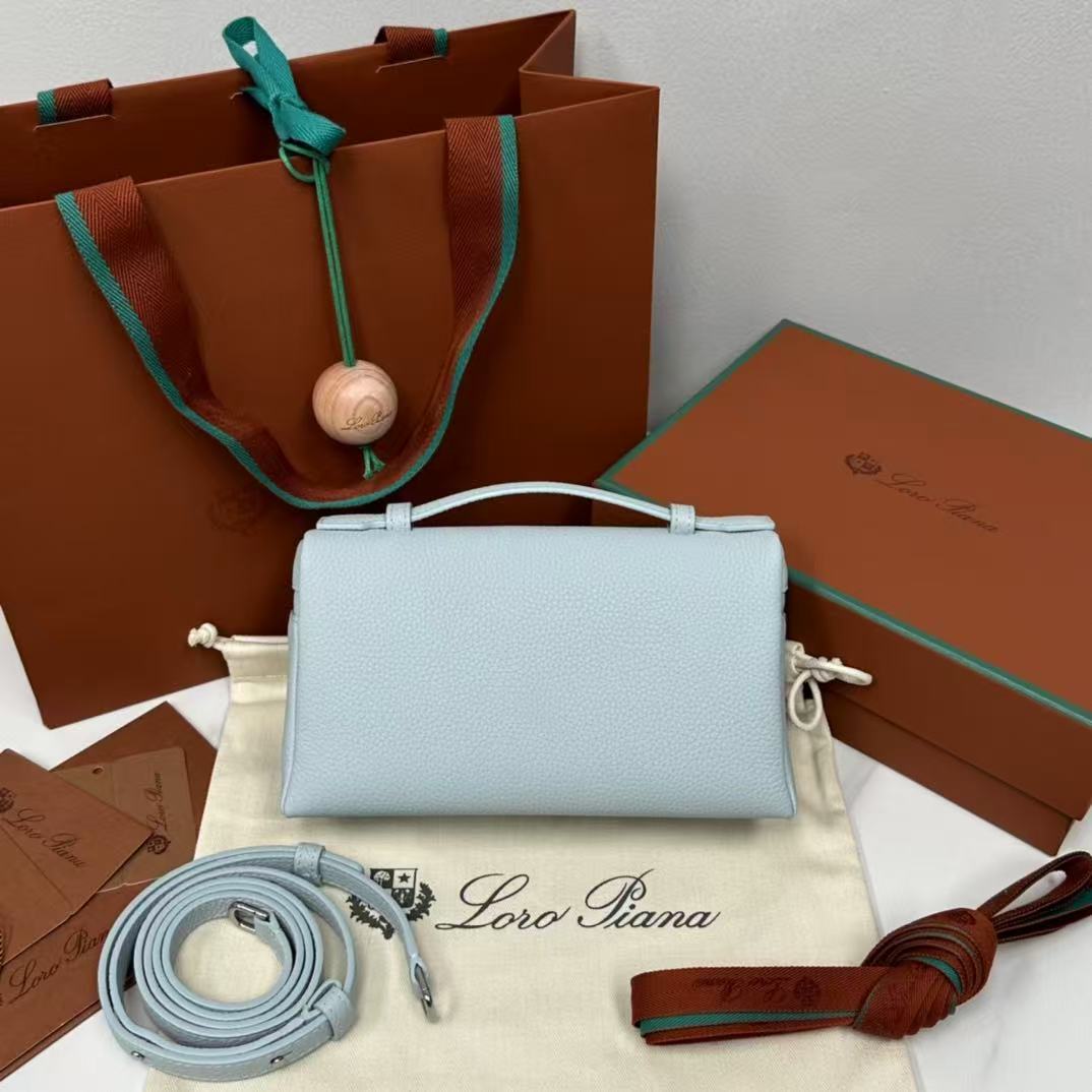 Loro Piana Extra Pocket L19 Pouch in Calfskin Leather