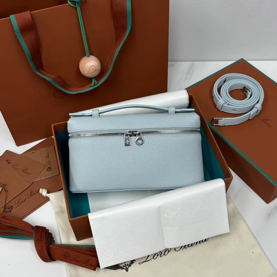 Loro Piana Extra Pocket L19 Pouch in Calfskin Leather