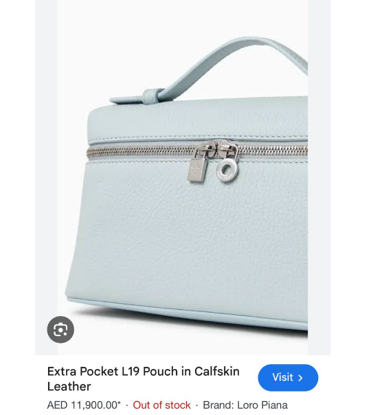 Loro Piana Extra Pocket L19 Pouch in Calfskin Leather