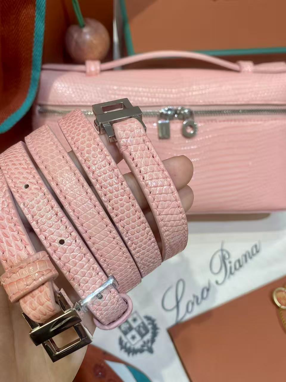 Loro Piana Extra Pocket L19 pouch in all colors