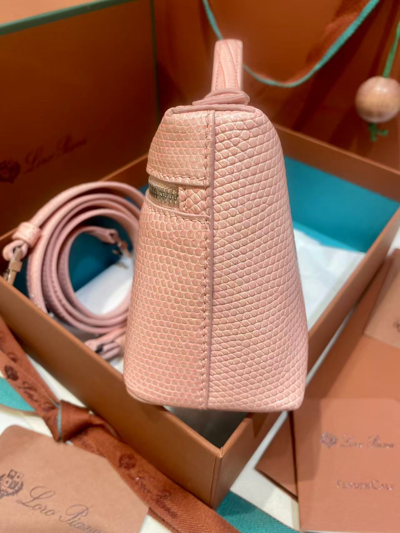 Loro Piana Extra Pocket L19 pouch in all colors