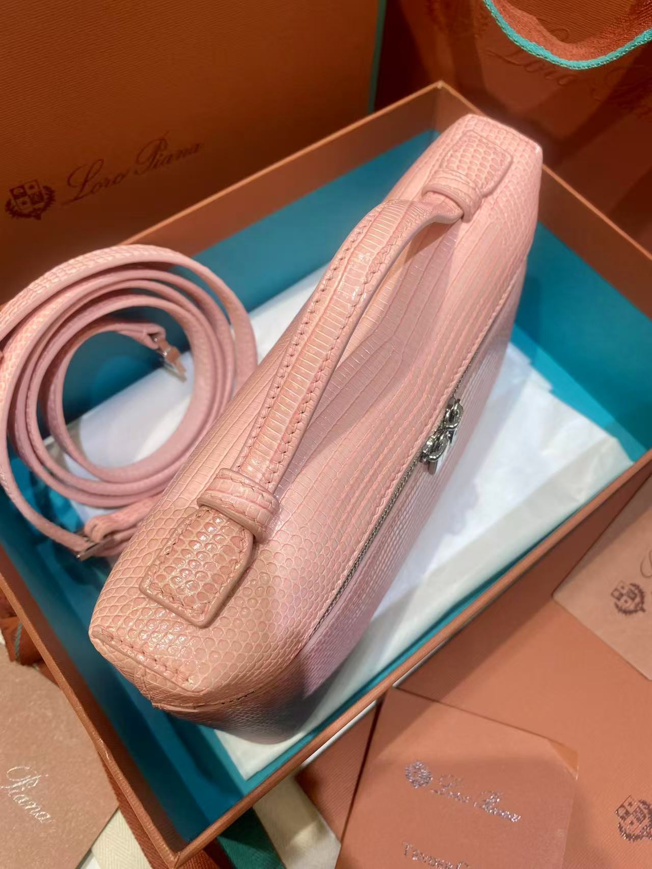 Loro Piana Extra Pocket L19 pouch in all colors