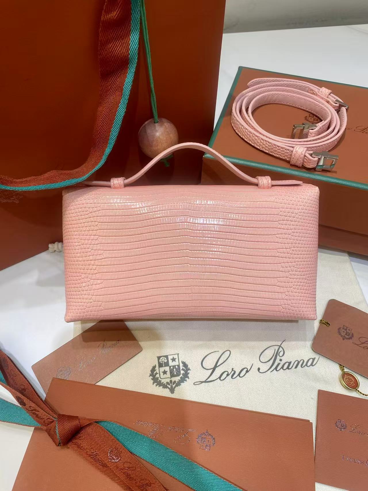 Loro Piana Extra Pocket L19 pouch in all colors