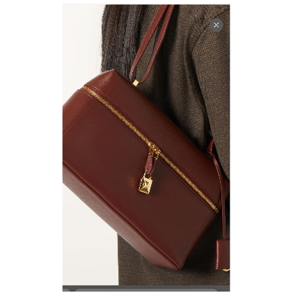 Loro Piana Extra Bag L27 in saddle leather.