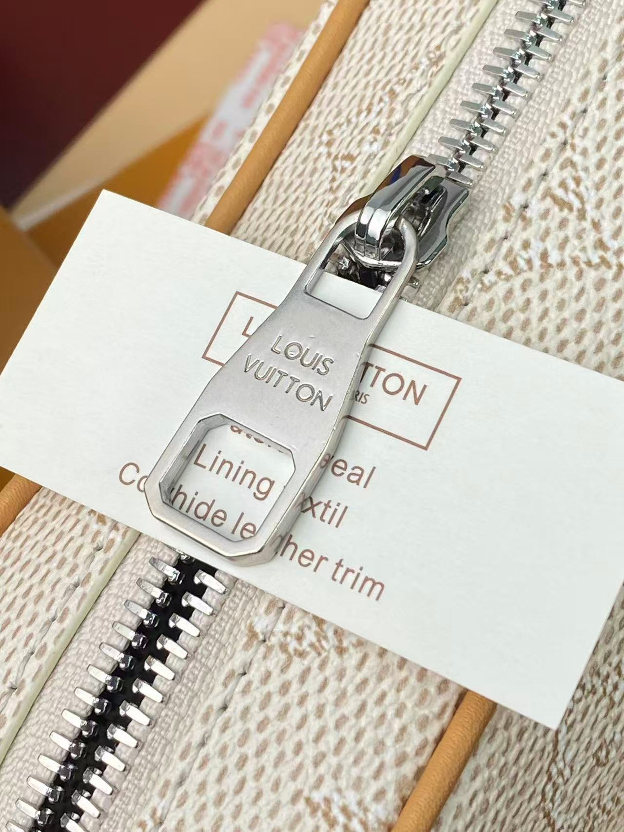 LV Trocadéro Wearable Wallet in Monogram Heritage coated canvas with natural cowhide-leather trim