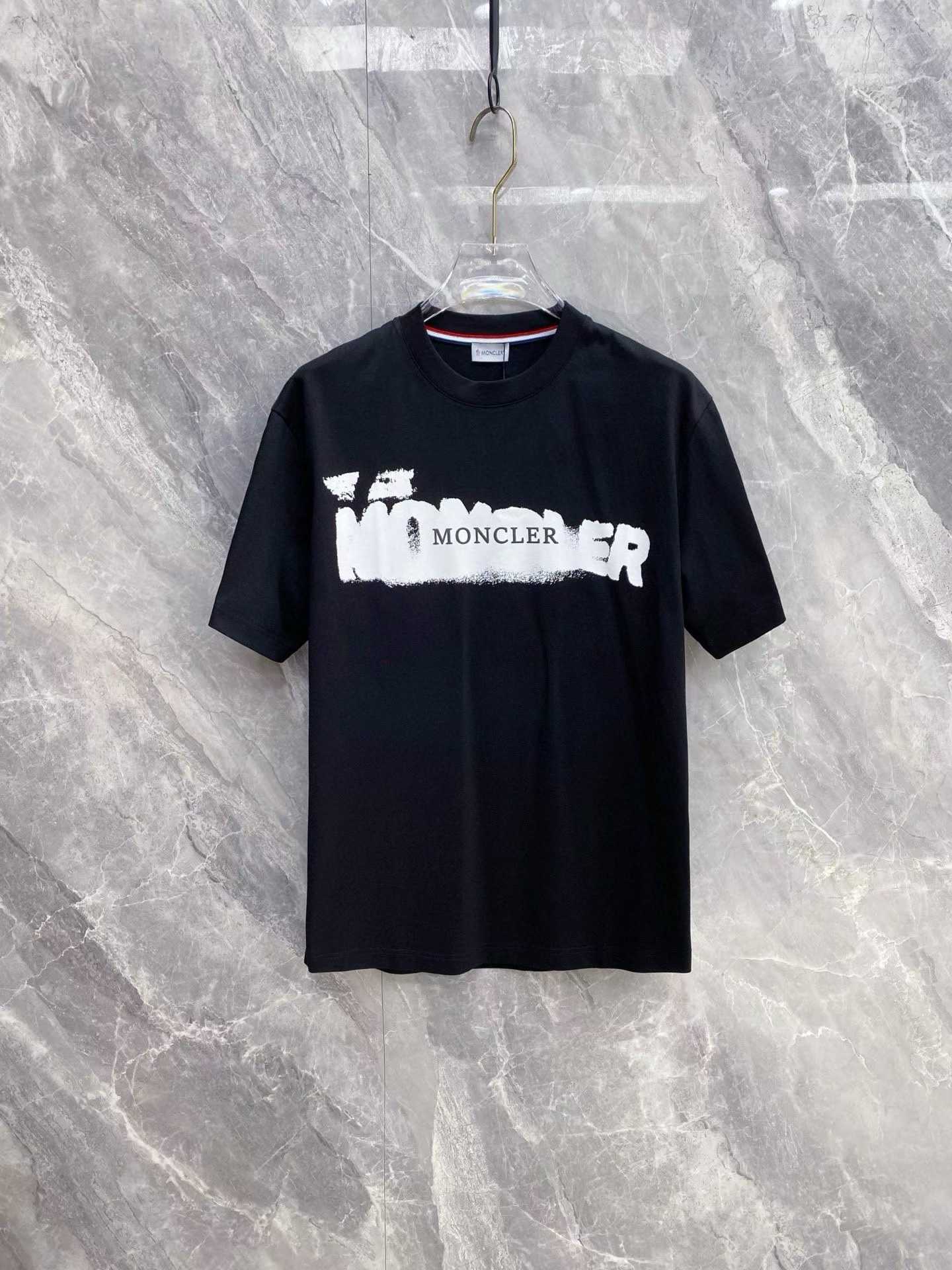 Moncler Men's Graffiti Logo Graphic T-shirt made from cotton