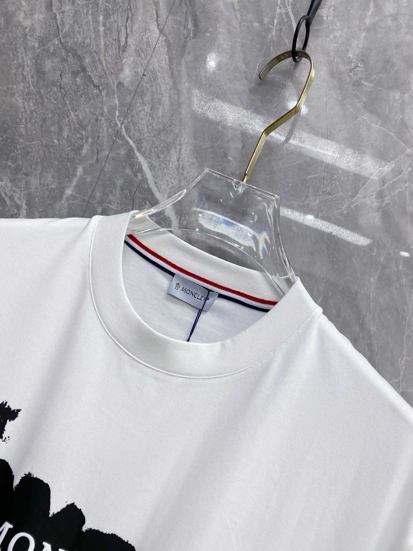 Moncler Men's Graffiti Logo Graphic T-shirt made from cotton