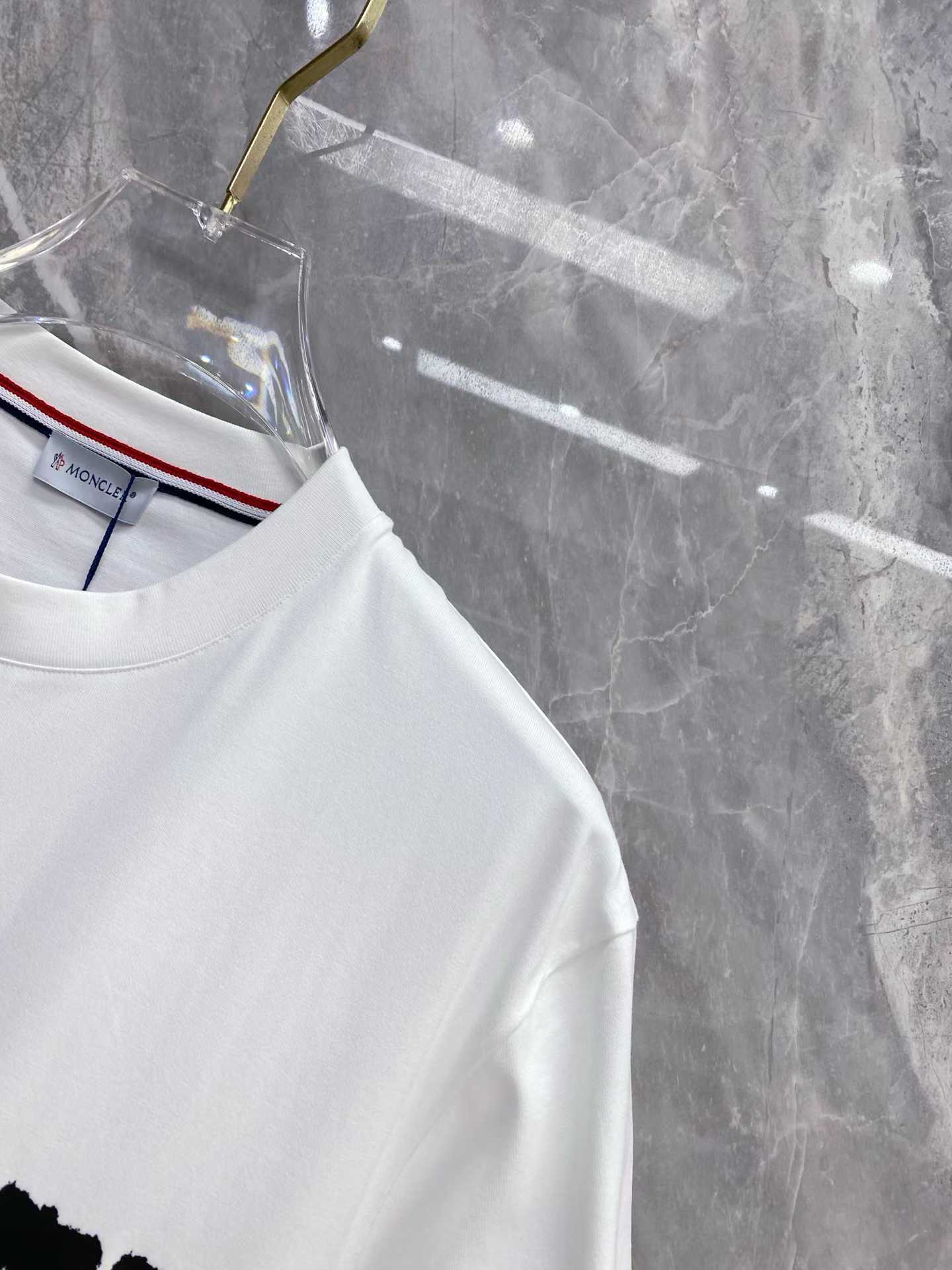 Moncler Men's Graffiti Logo Graphic T-shirt made from cotton