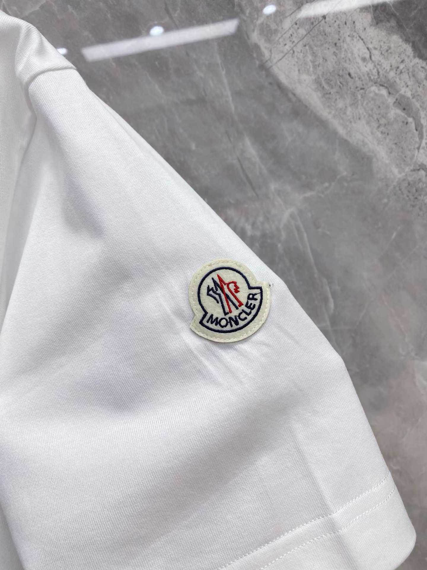 Moncler Men's Graffiti Logo Graphic T-shirt made from cotton