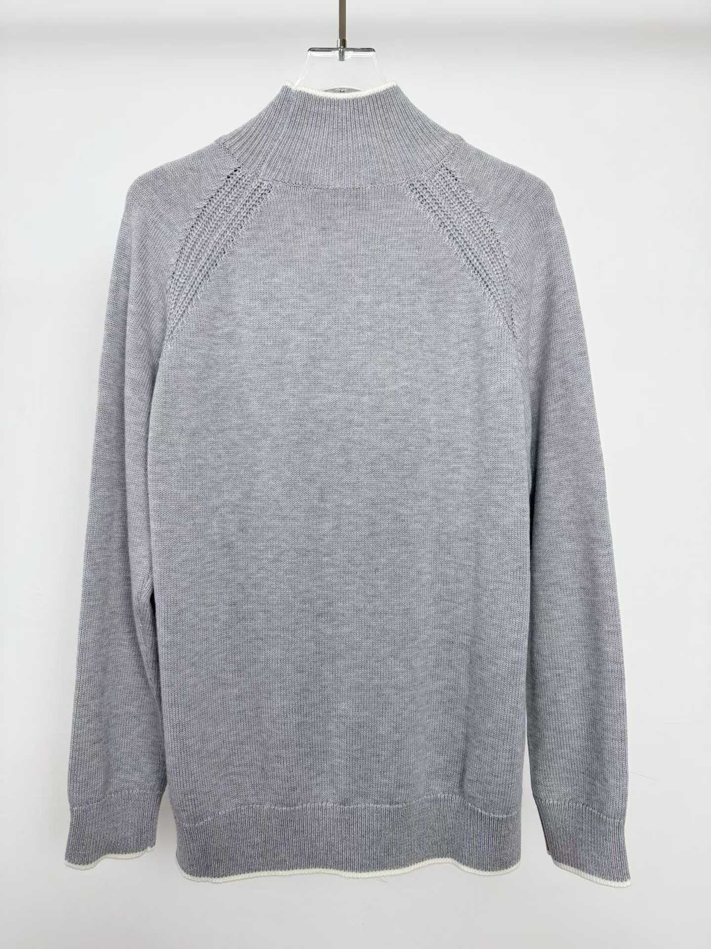 Moncler grey turtleneck sweater