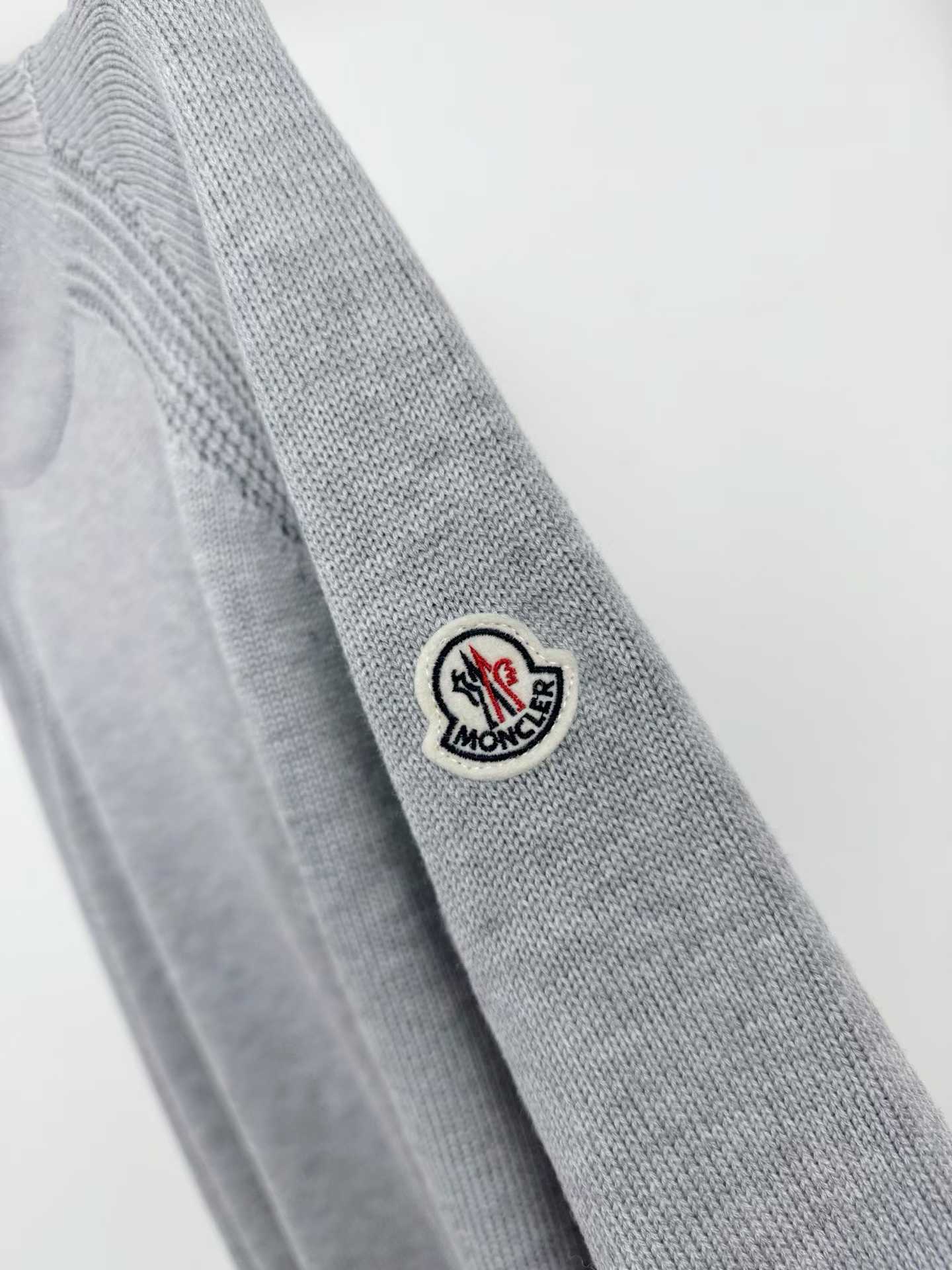 Moncler grey turtleneck sweater
