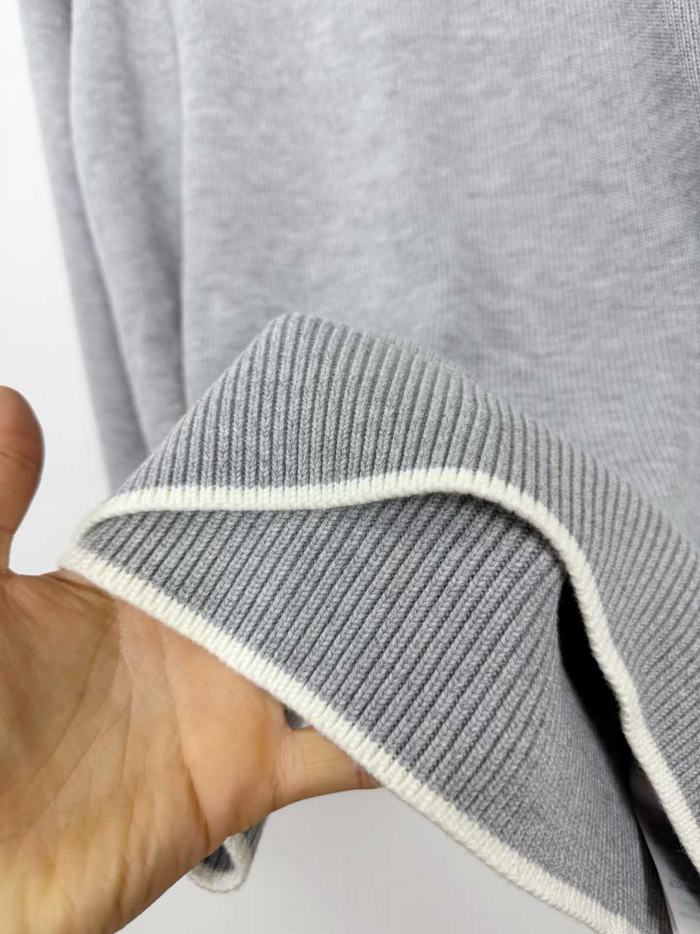 Moncler grey turtleneck sweater