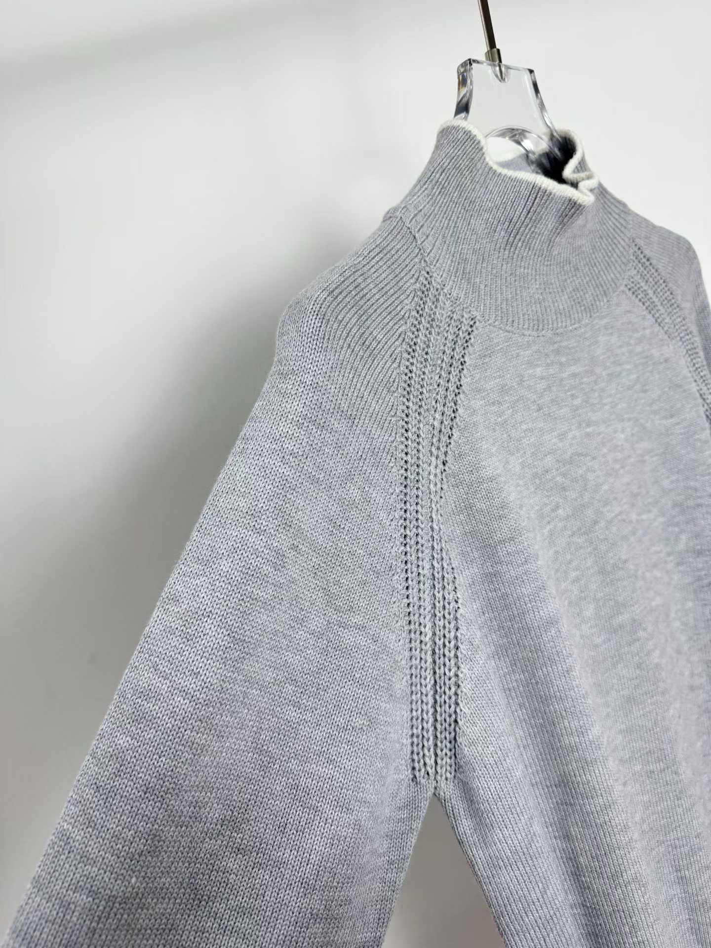 Moncler grey turtleneck sweater