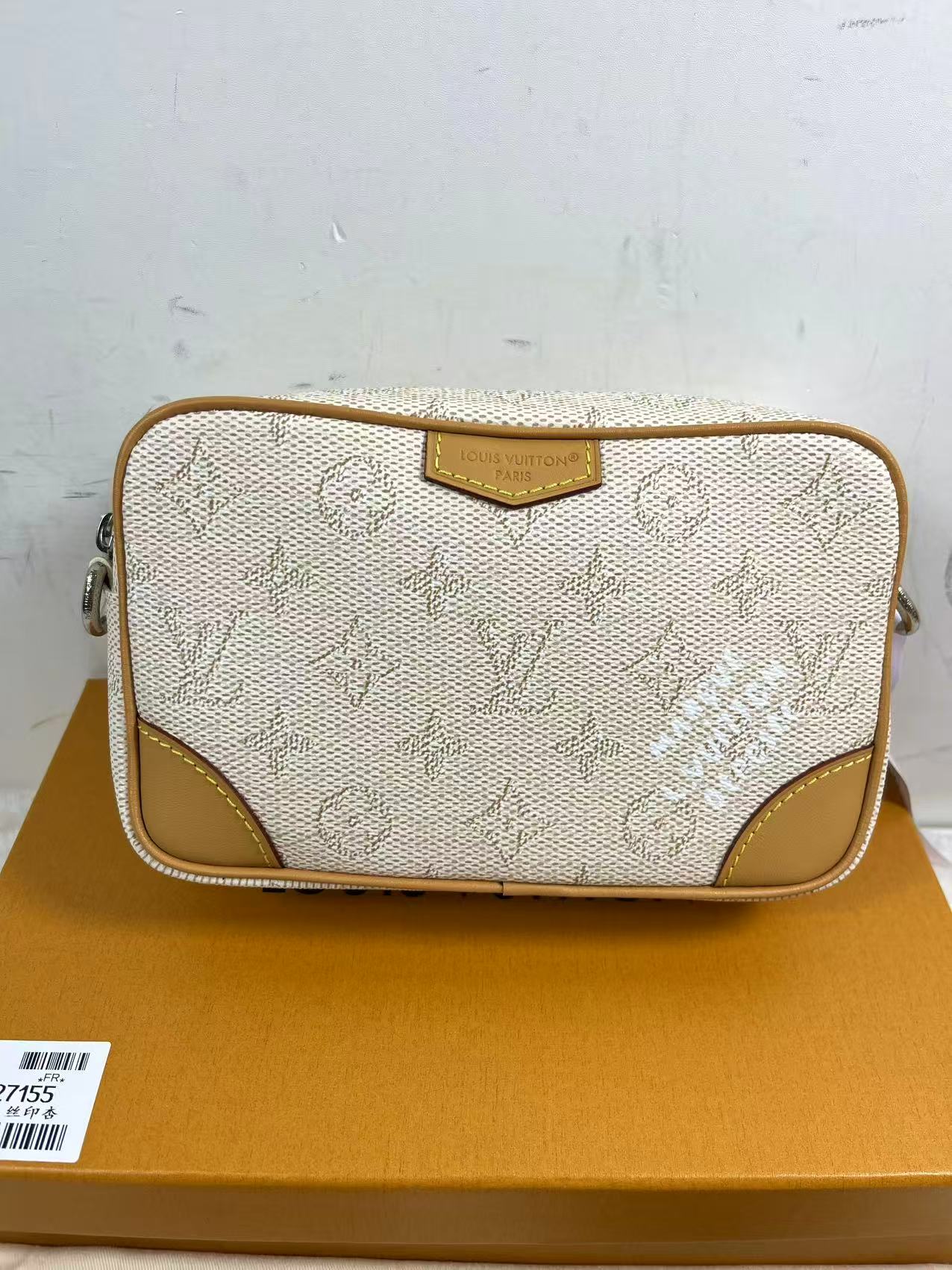 LV Trocadéro Wearable Wallet in Monogram Heritage coated canvas with natural cowhide-leather trim