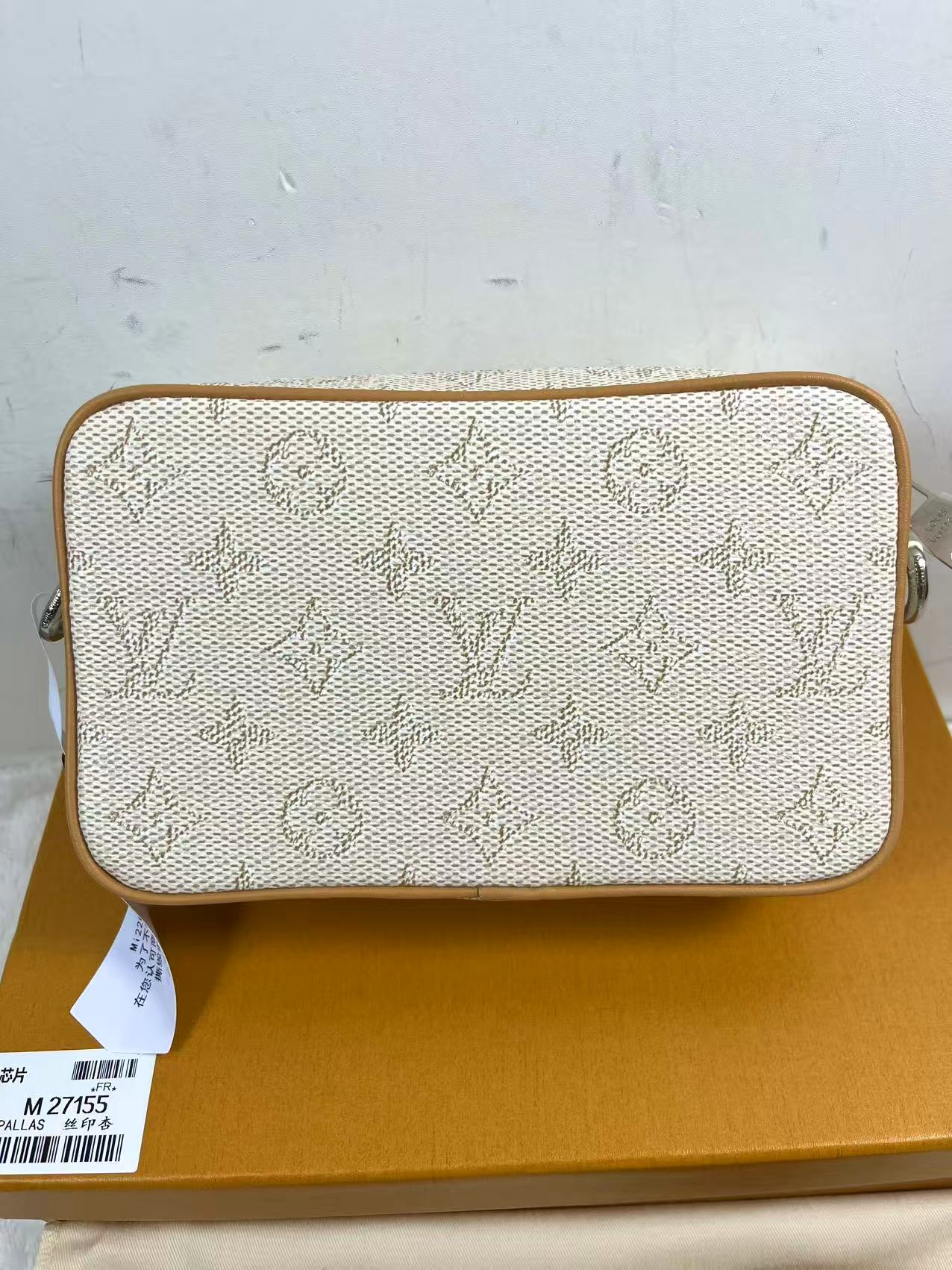 LV Trocadéro Wearable Wallet in Monogram Heritage coated canvas with natural cowhide-leather trim