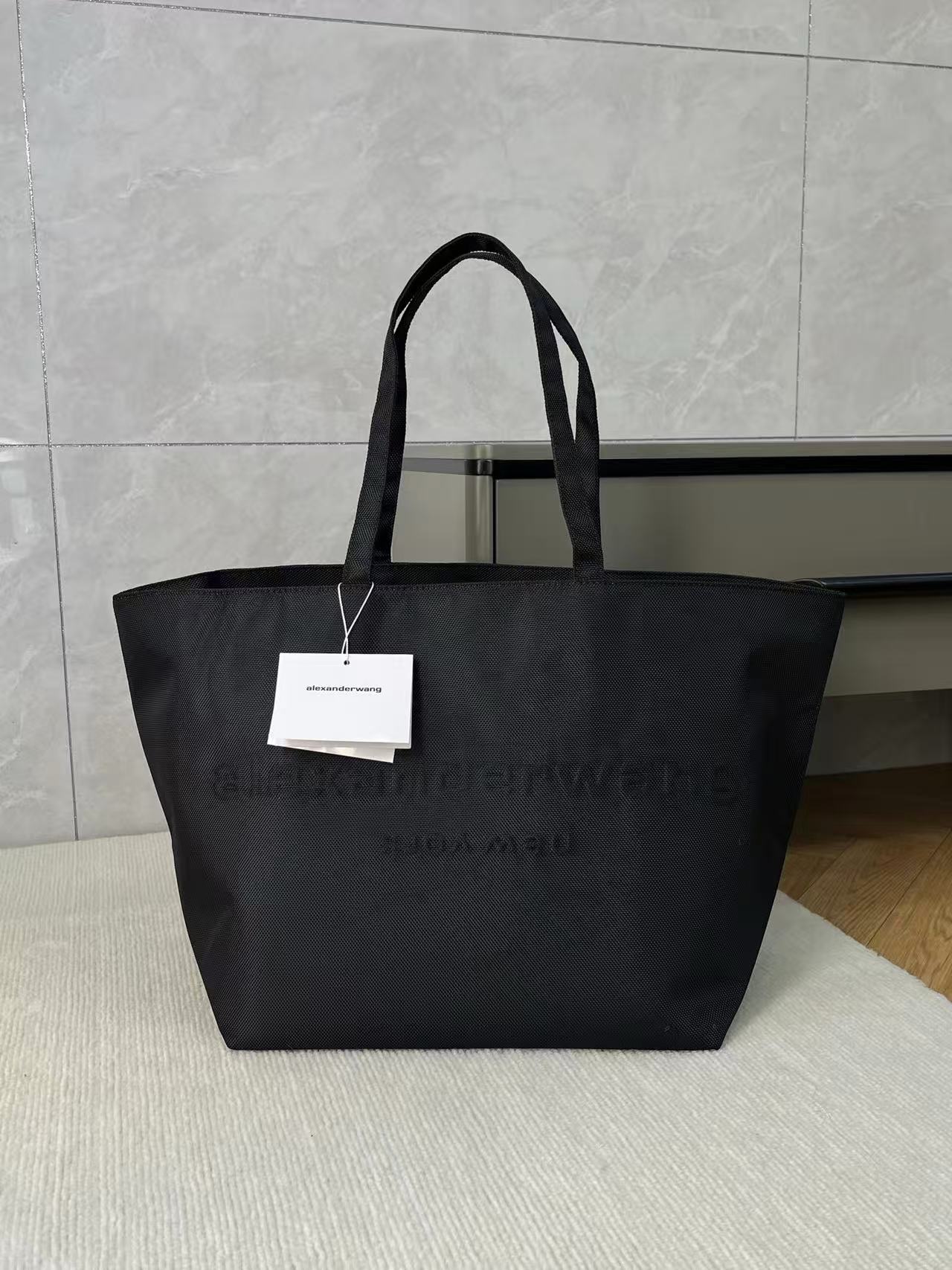 Alexander Wang black nylon Punch tote bag