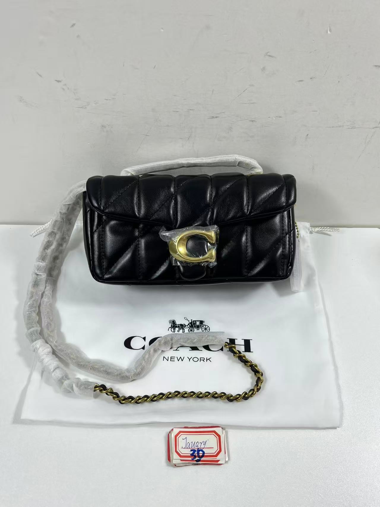 Coach Quilted Tabby shoulder bag in Nappa leather