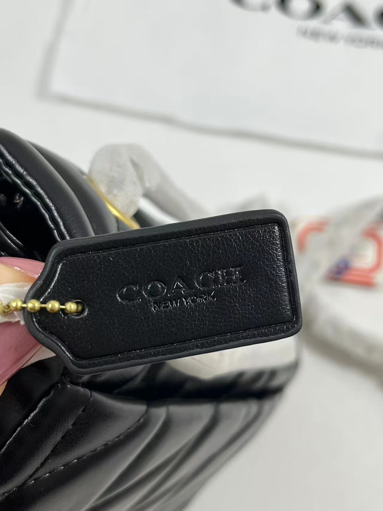 Coach Quilted Tabby shoulder bag in Nappa leather