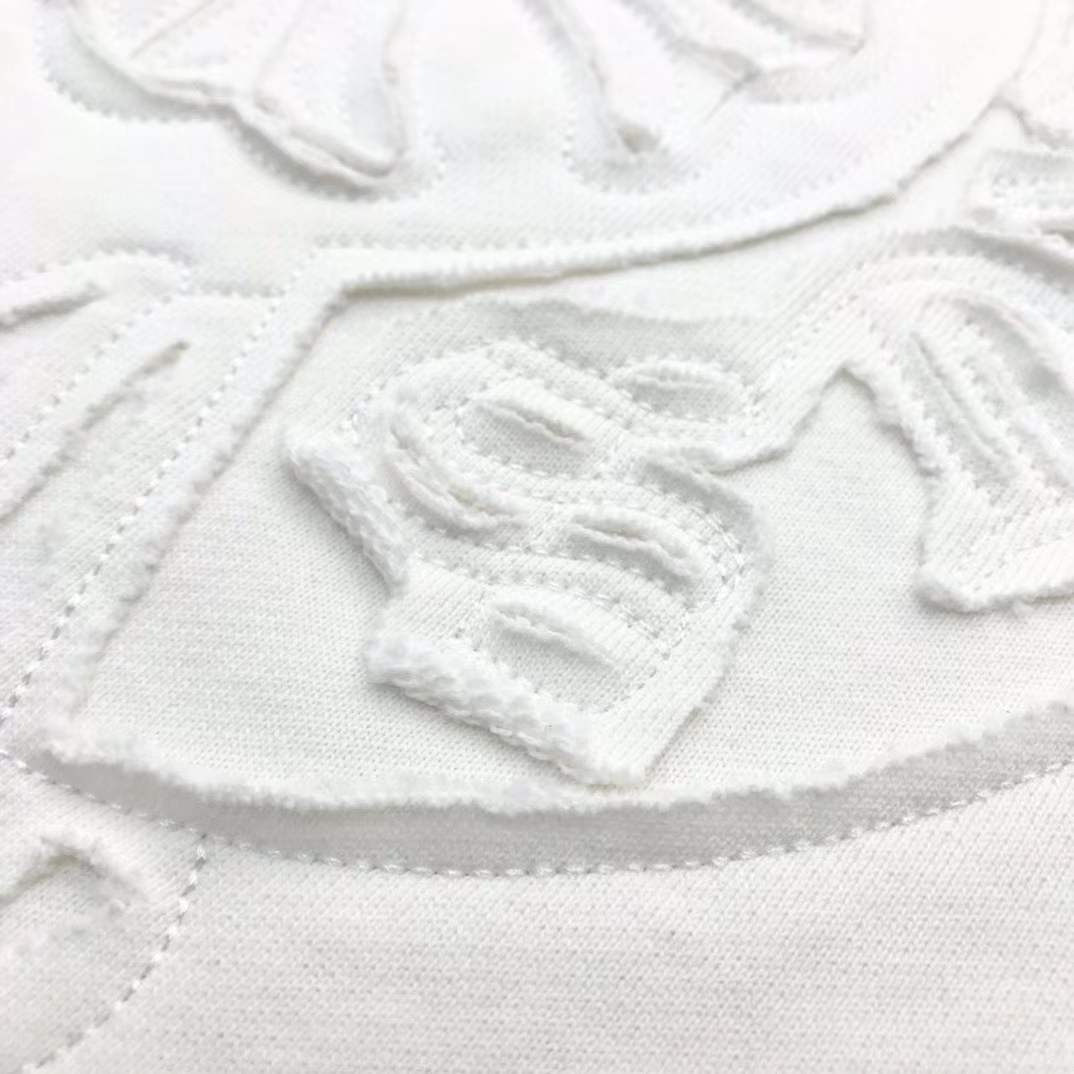 chrome hearts crew neck sweatshirt similar to styles offered by brands such as Calvin Klein Jeans or Golden Goose