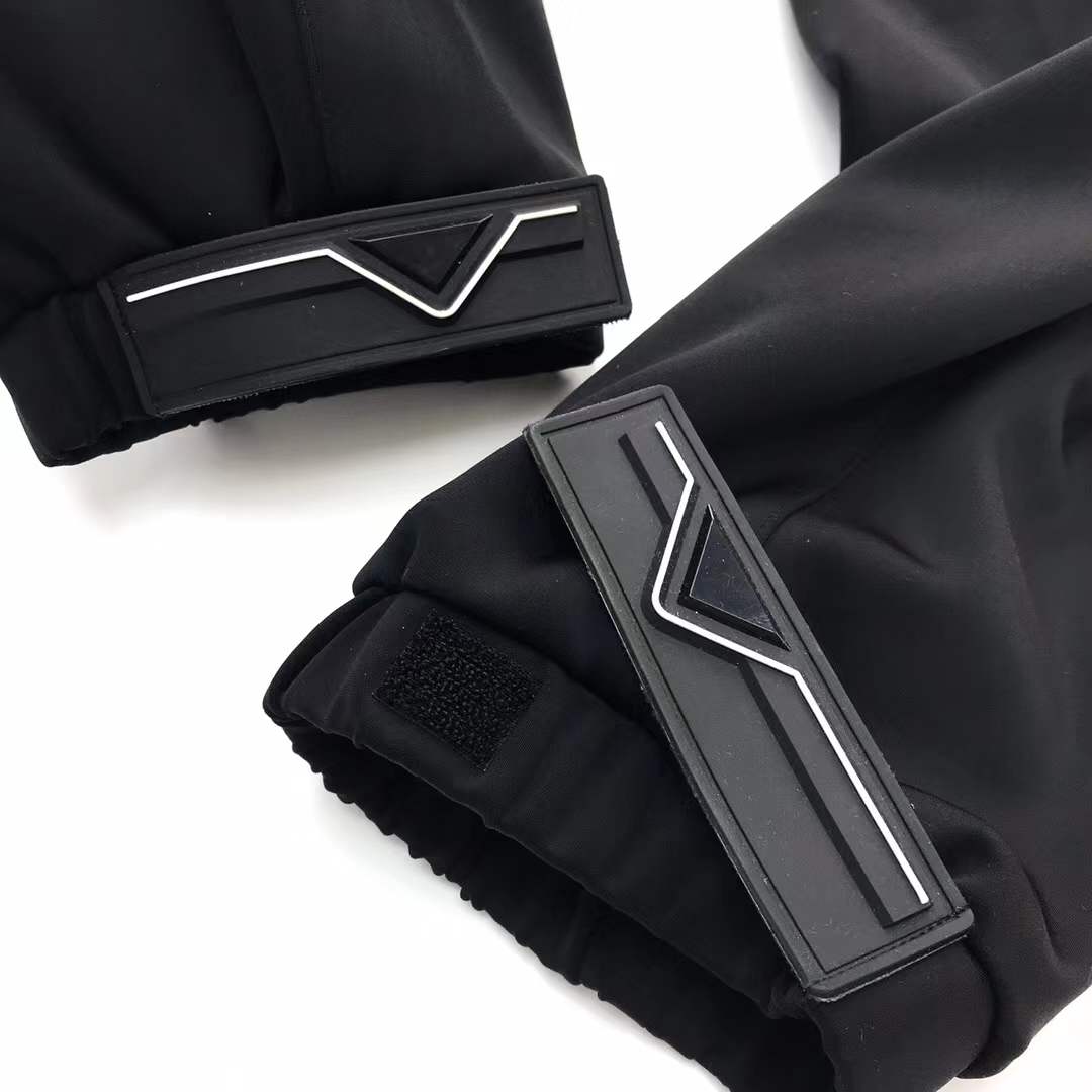 prada Dsquared2 black cargo track pants