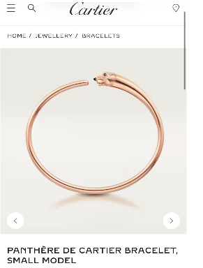 Cartier Panthère de Cartier bracelet in 18K rose gold