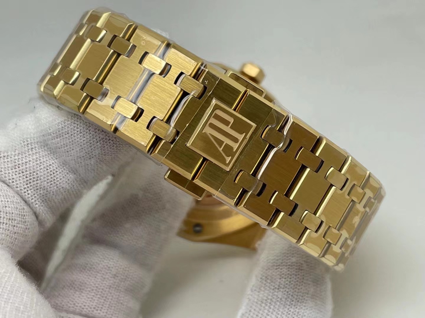 Audemars Piguet Royal Oak Perpetual Calendar watch in 18-carat rose gold with a blue dial