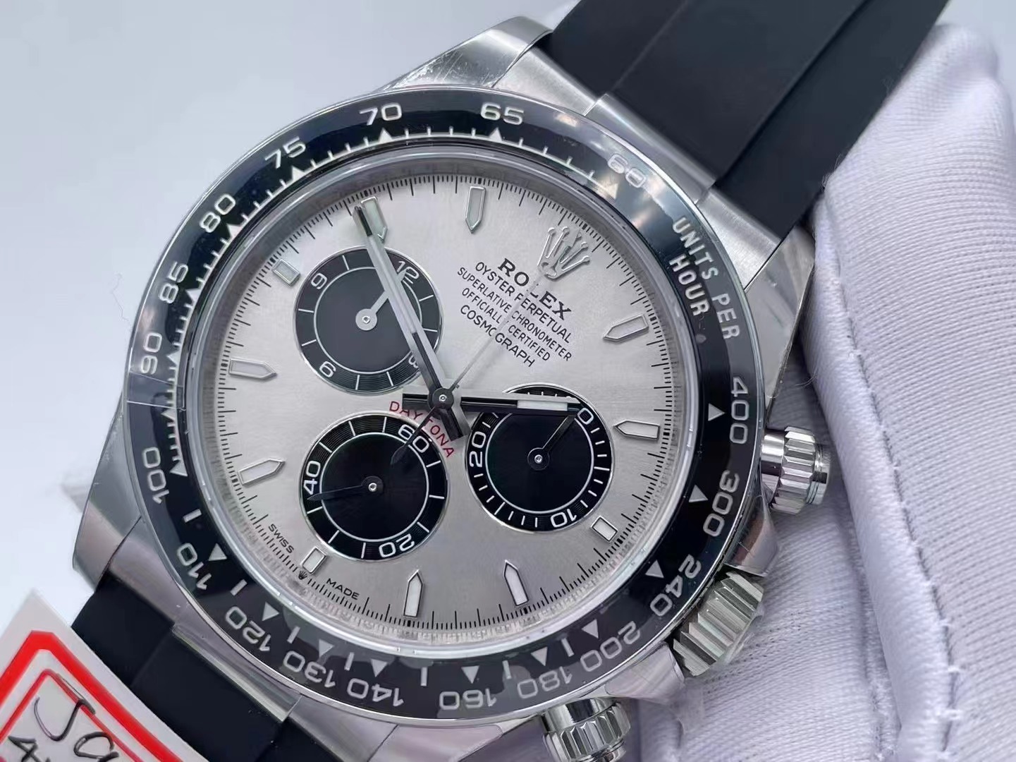 ROLDYT0648A - Daytona 126519 V2 Wt WG/RU Grey/Stk VSF VS4131 $848