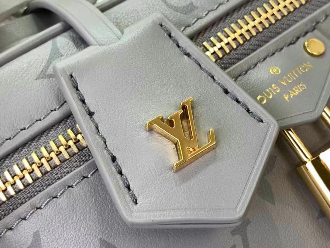 LV Vanity Chain Pouch in Monogram Ink Trianon calfskin leather