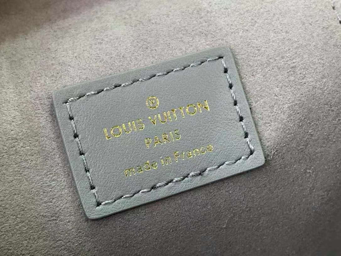 LV Vanity Chain Pouch in Monogram Ink Trianon calfskin leather