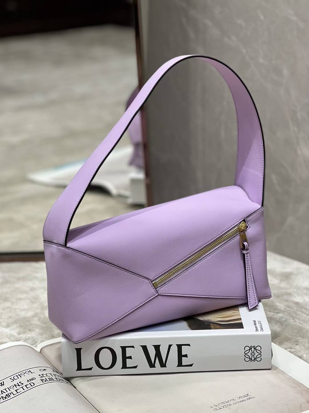 LOEWE Puzzle Hobo bag in Nappa Calfskin