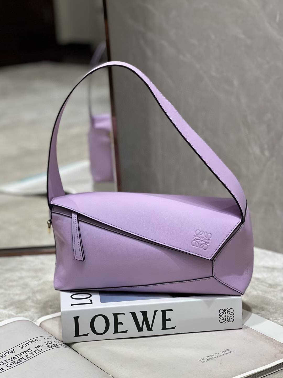 LOEWE Puzzle Hobo bag in Nappa Calfskin