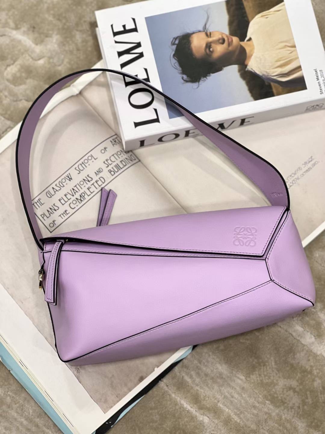 LOEWE Puzzle Hobo bag in Nappa Calfskin