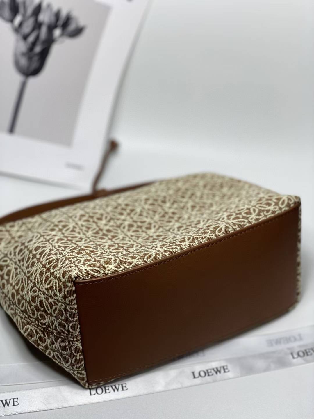 Loewe Small Anagram Jacquard Cubi Bag