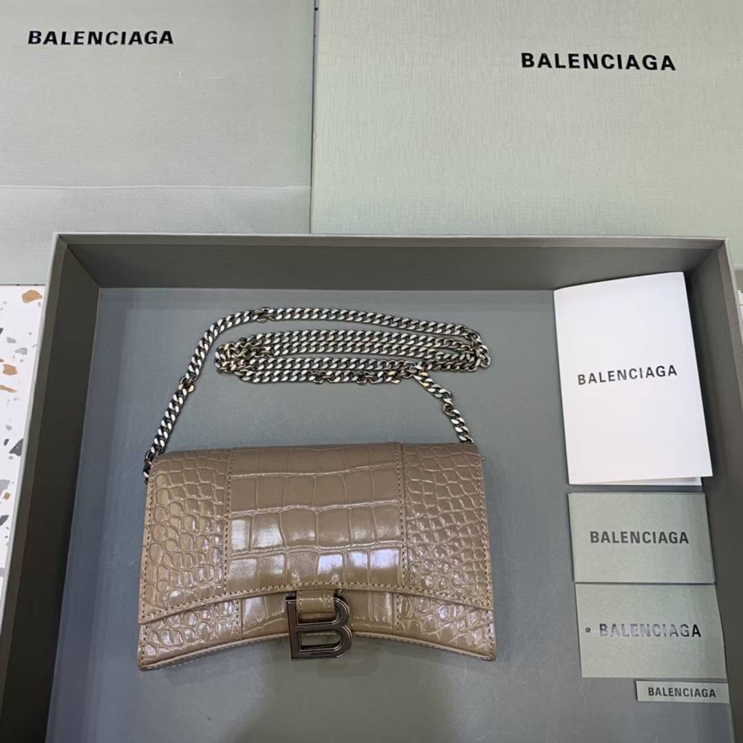 Balenciaga Women's Hourglass Wallet On Chain