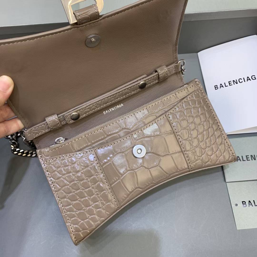 Balenciaga Women's Hourglass Wallet On Chain