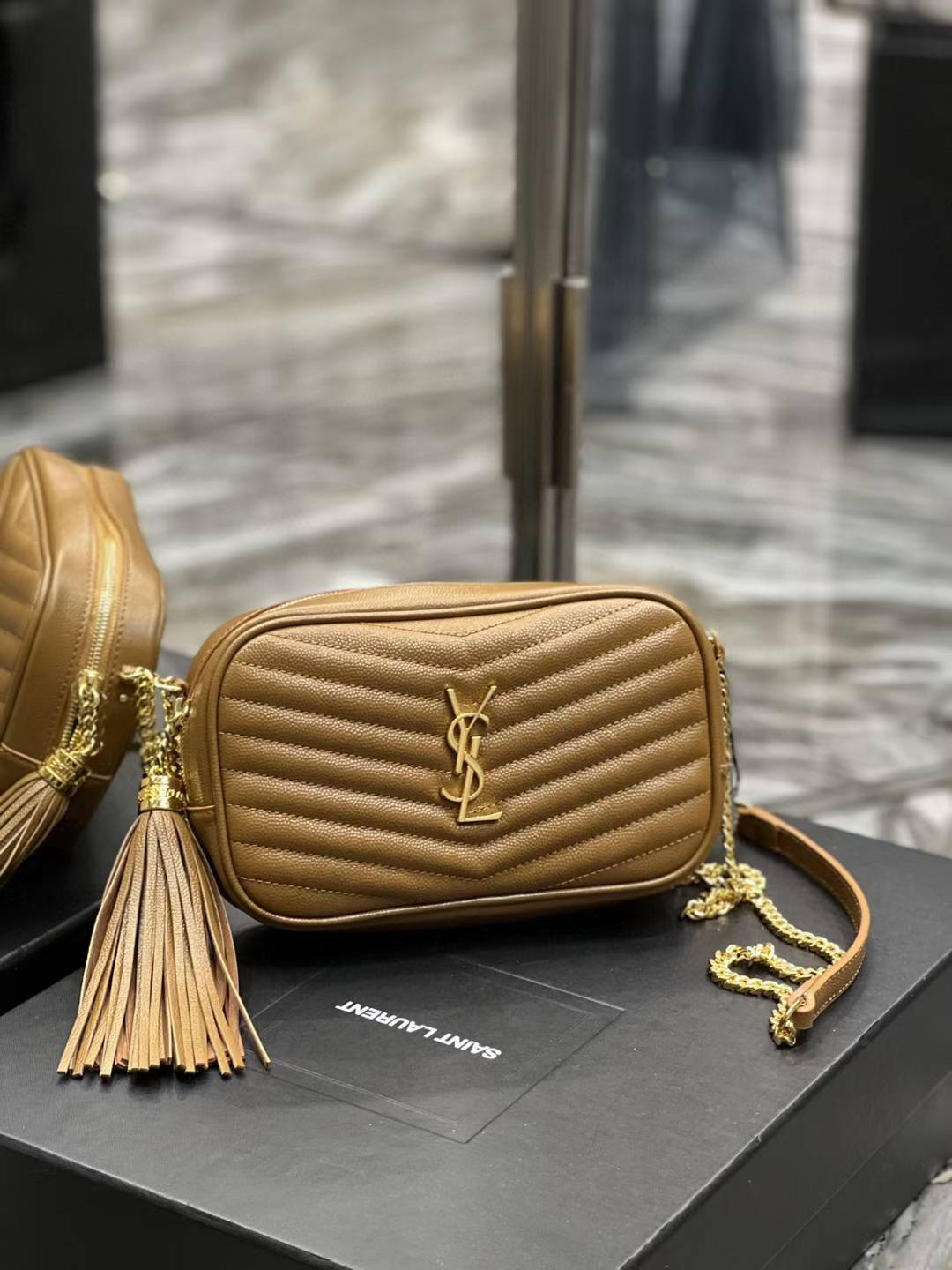Saint Laurent Mini Lou Crossbody Bag