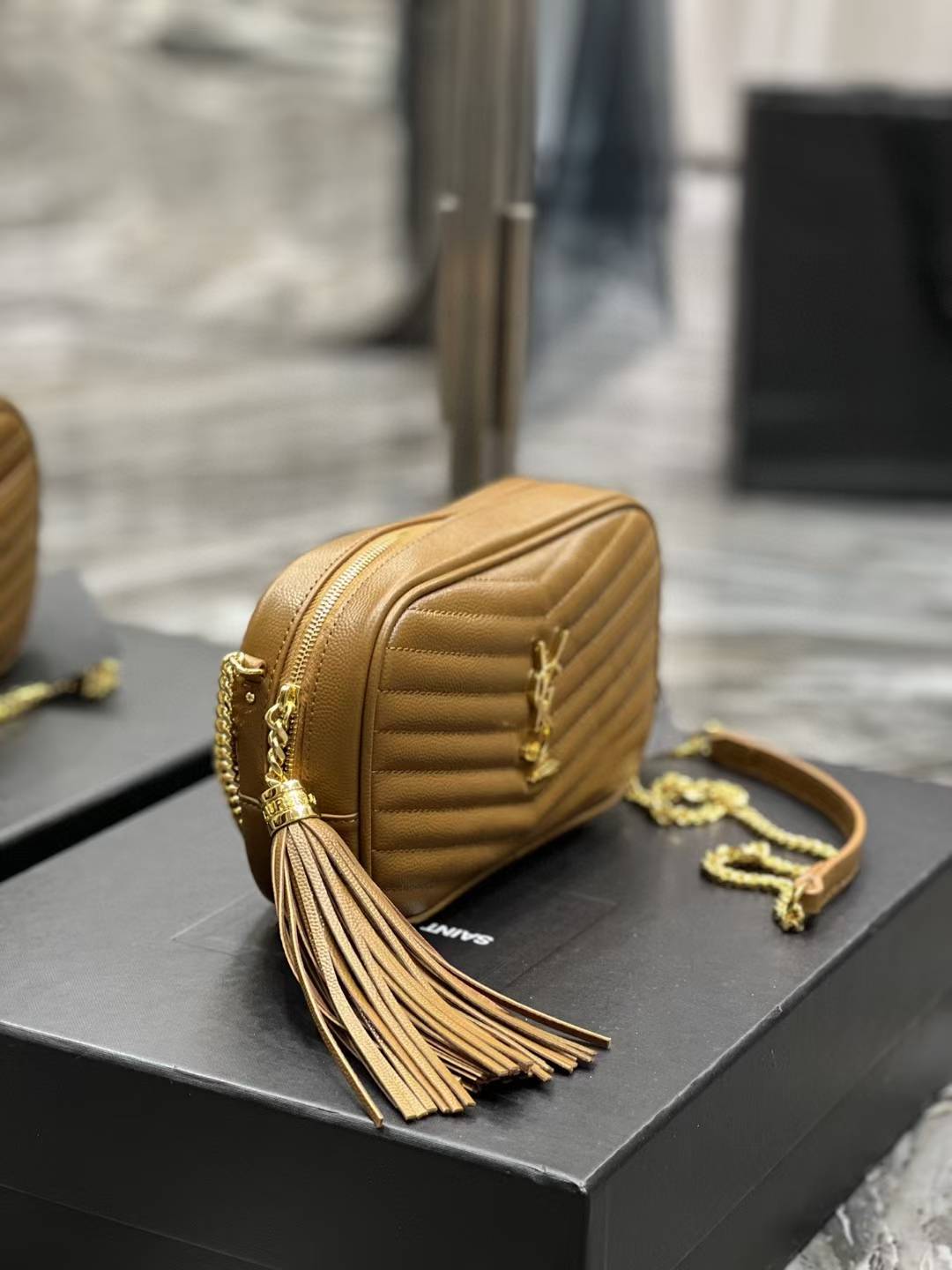 Saint Laurent Mini Lou Crossbody Bag