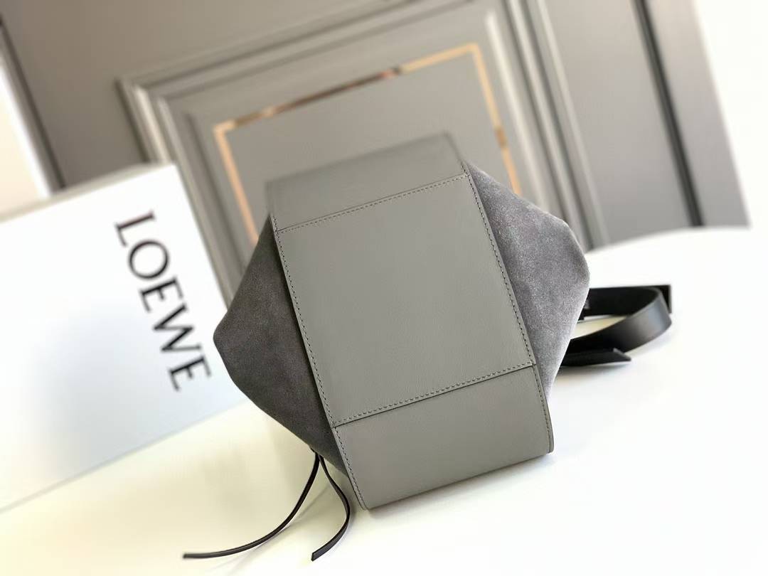 Loewe Small Hammock Shoulder Bag, typically crafted from a combination of leather and suede