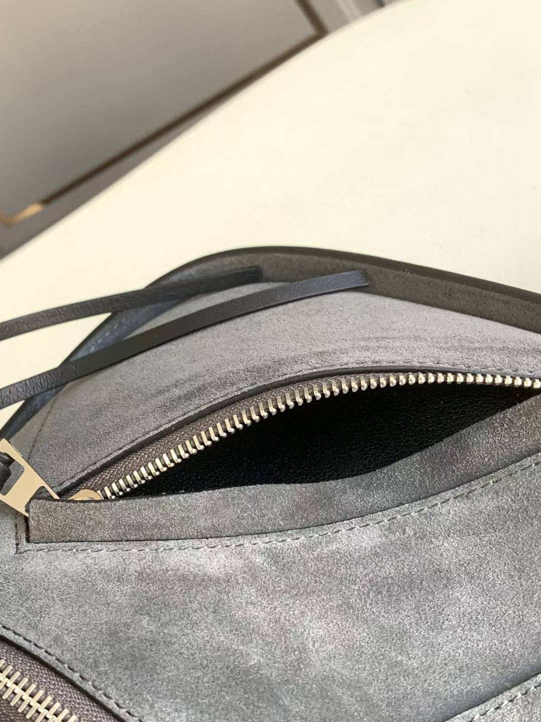 Loewe Small Hammock Shoulder Bag, typically crafted from a combination of leather and suede