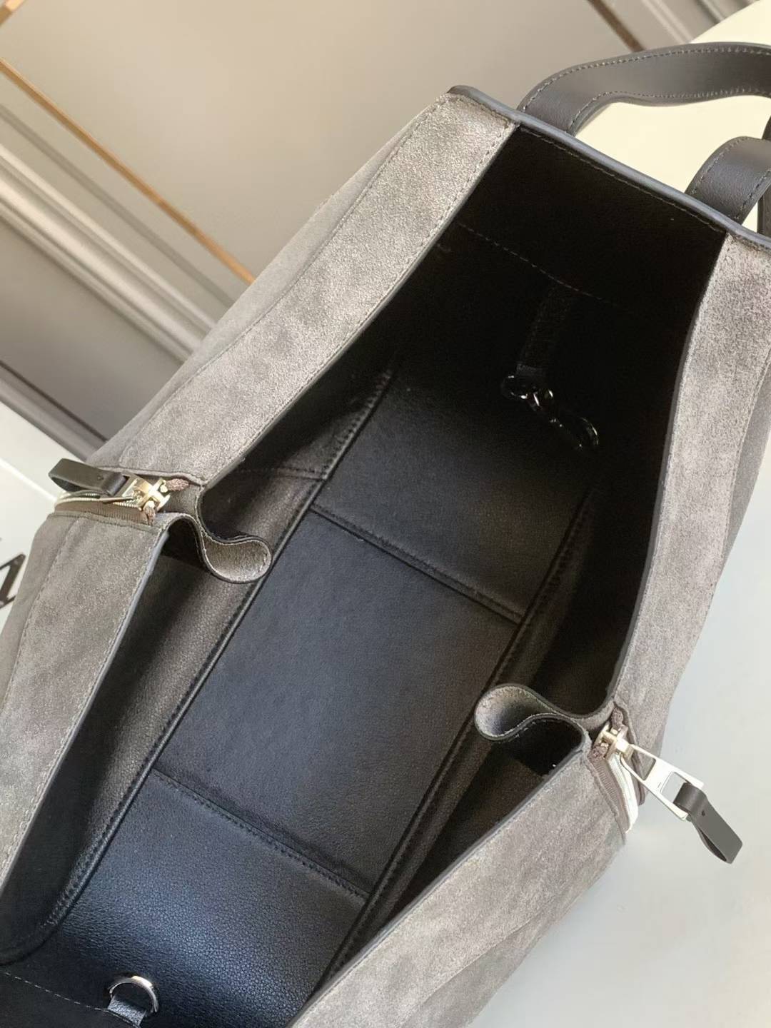 Loewe Small Hammock Shoulder Bag, typically crafted from a combination of leather and suede