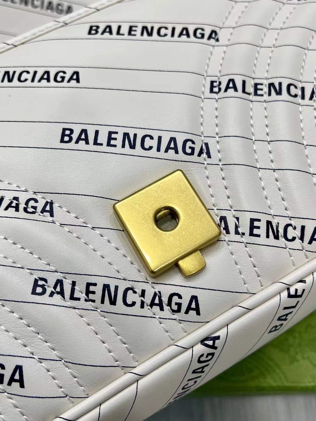 Gucci x Balenciaga "The Hacker Project" Small GG Marmont Shoulder Bag in white