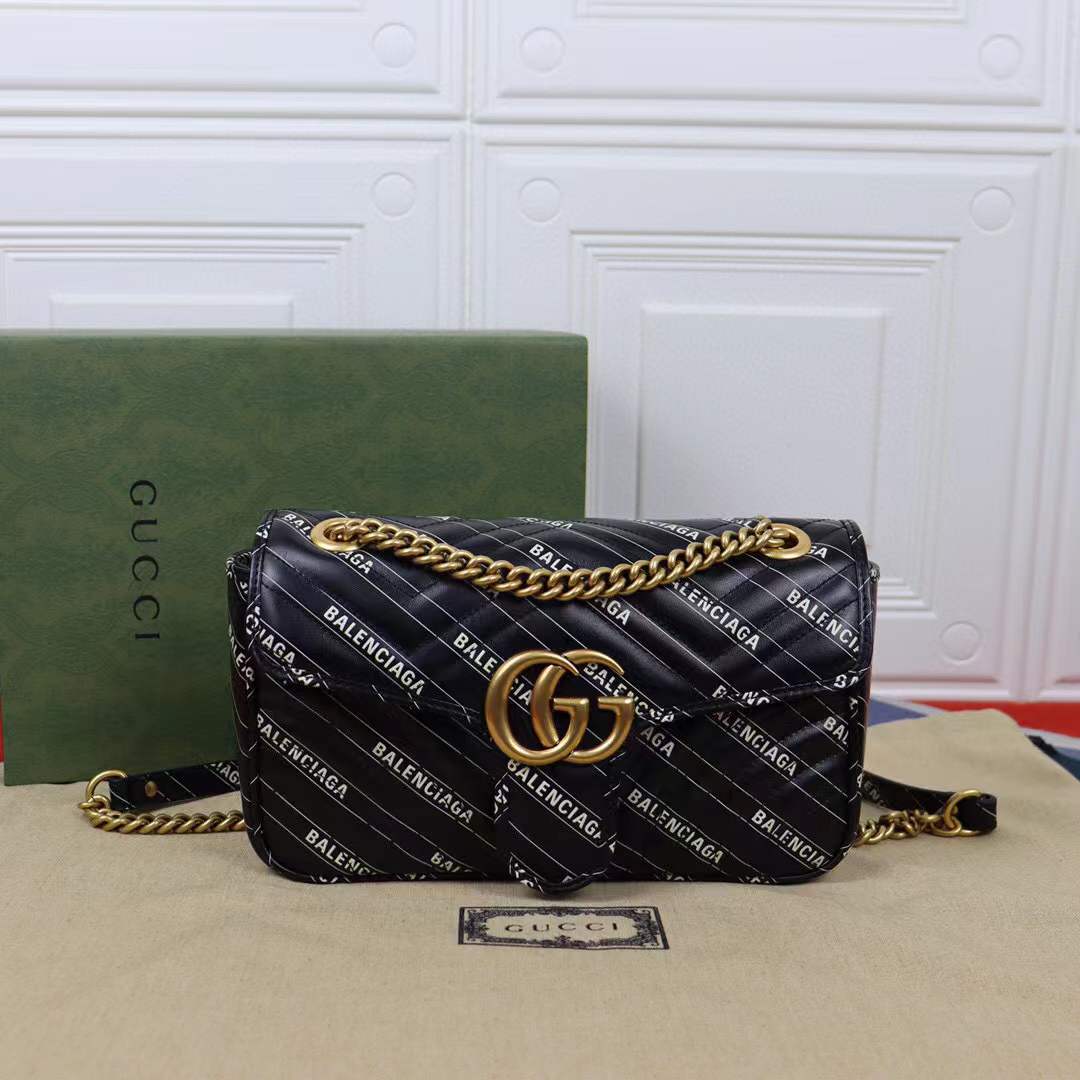 Gucci x Balenciaga The Hacker Project Small GG Marmont Bag