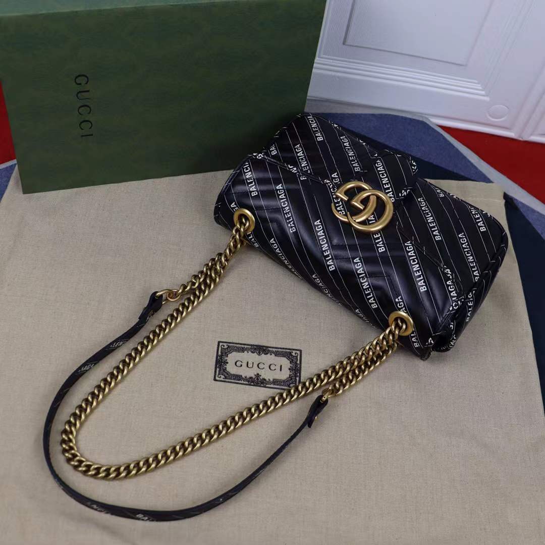 Gucci x Balenciaga The Hacker Project Small GG Marmont Bag
