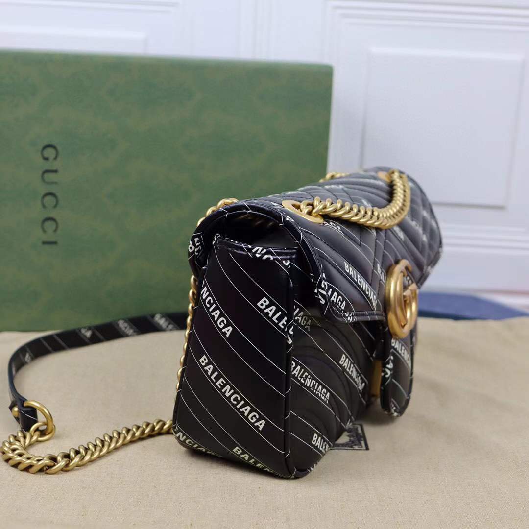 Gucci x Balenciaga The Hacker Project Small GG Marmont Bag