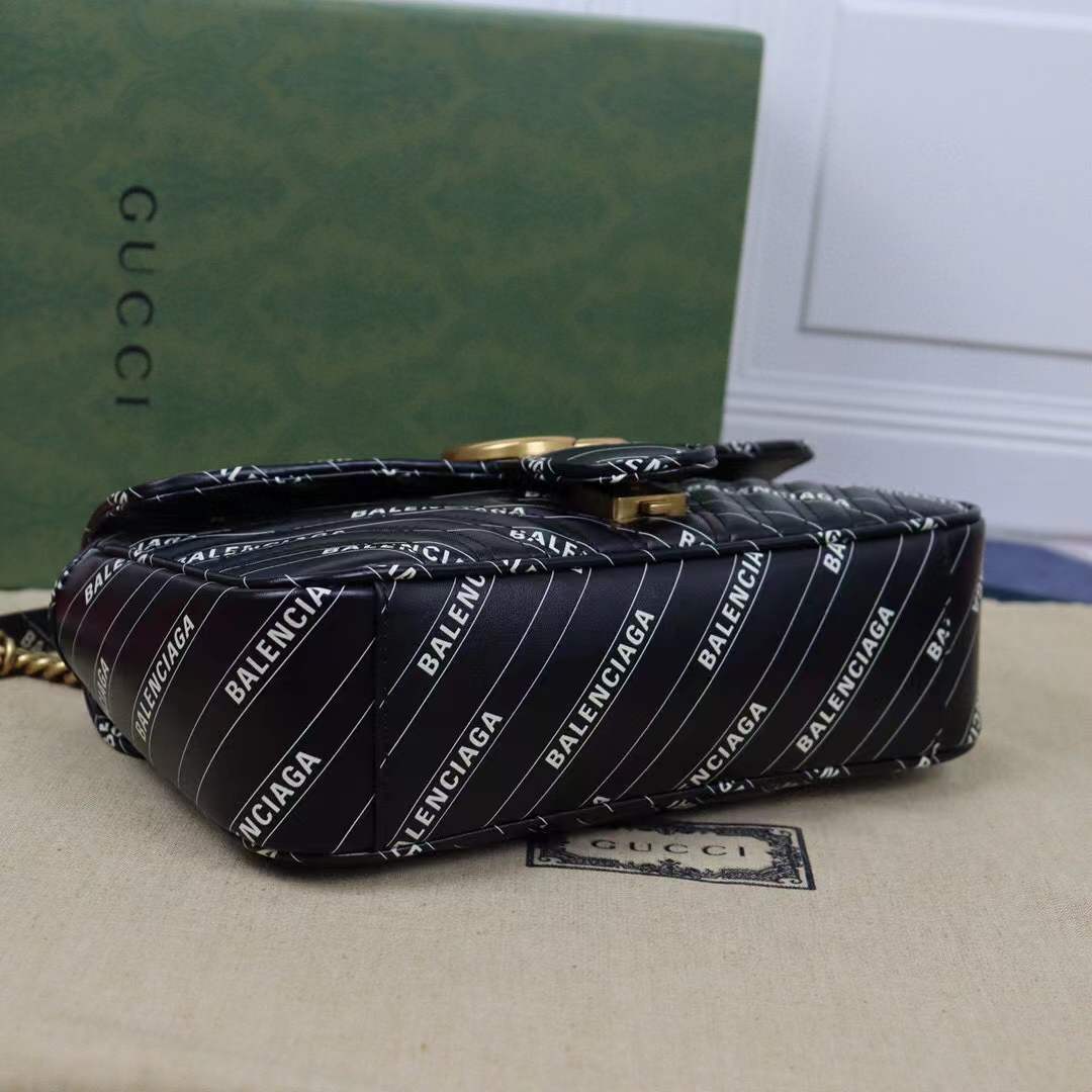 Gucci x Balenciaga The Hacker Project Small GG Marmont Bag