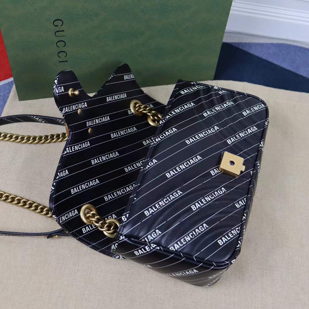 Gucci x Balenciaga The Hacker Project Small GG Marmont Bag