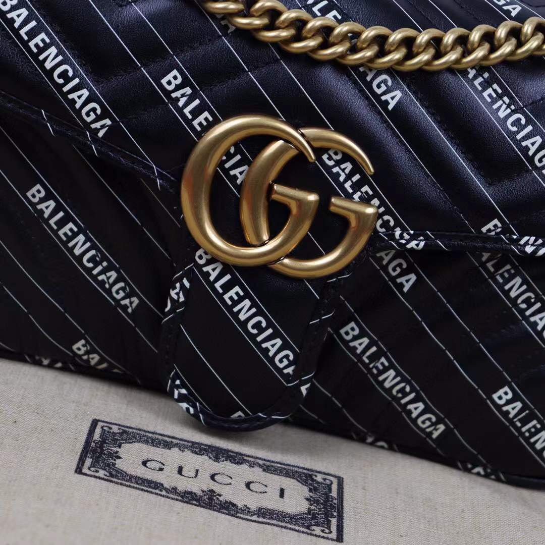 Gucci x Balenciaga The Hacker Project Small GG Marmont Bag