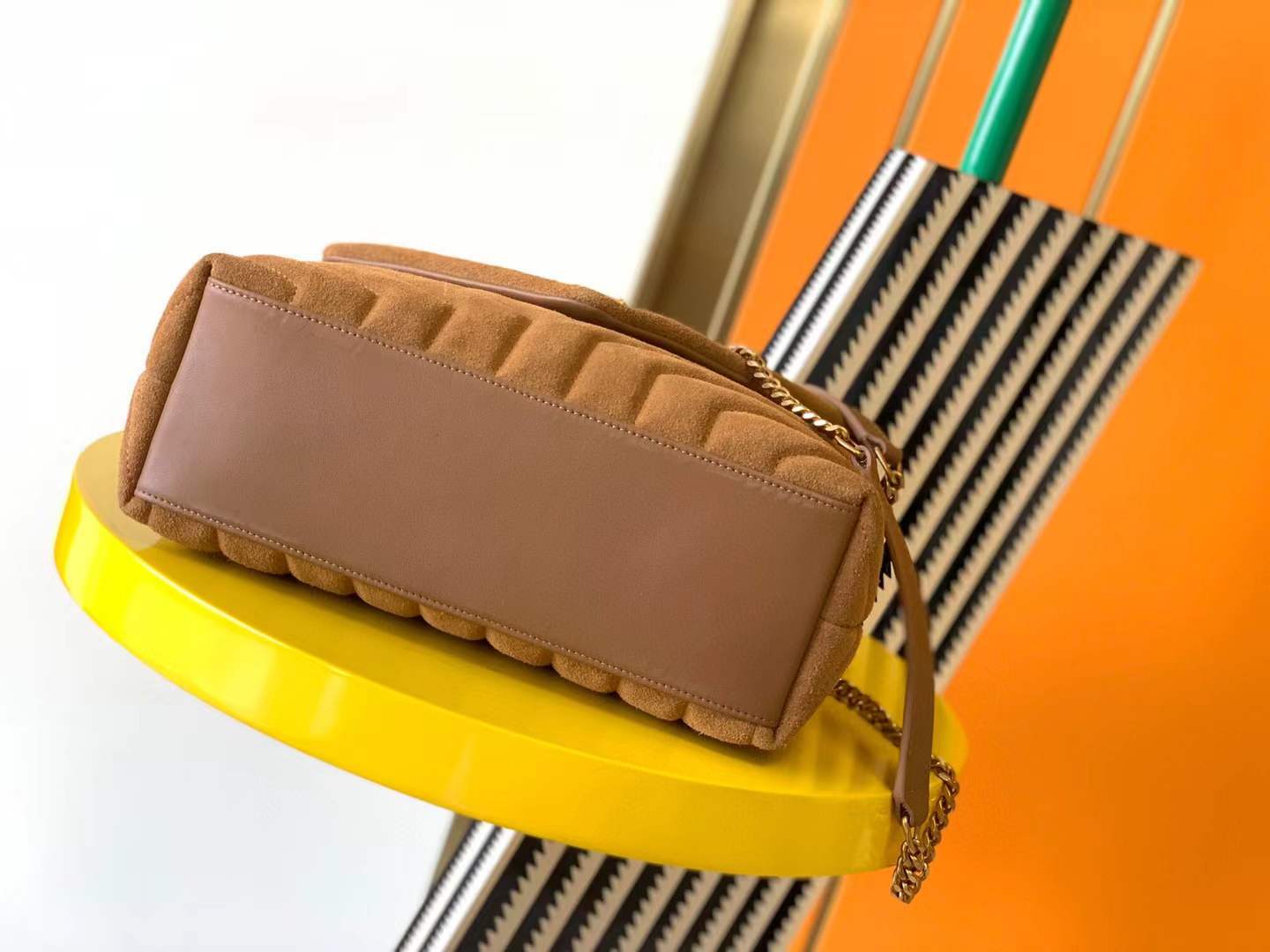 Saint Laurent Loulou small suede shoulder bag